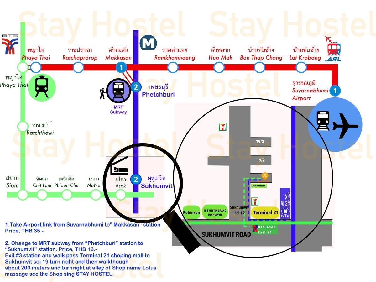 Stay Hostel Bangkok Exterior photo